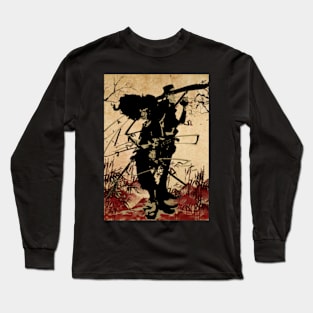 Justice afro samurai Long Sleeve T-Shirt